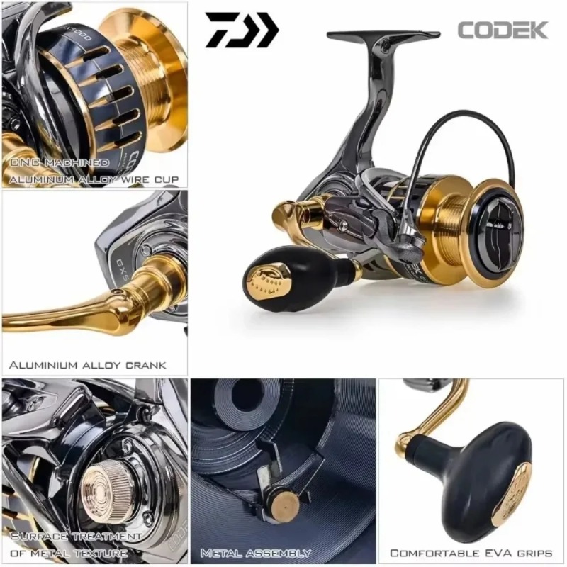 Daiwa CODEK Spinning Reel Bait - Daiwa Reel Fuego recensie en prijs