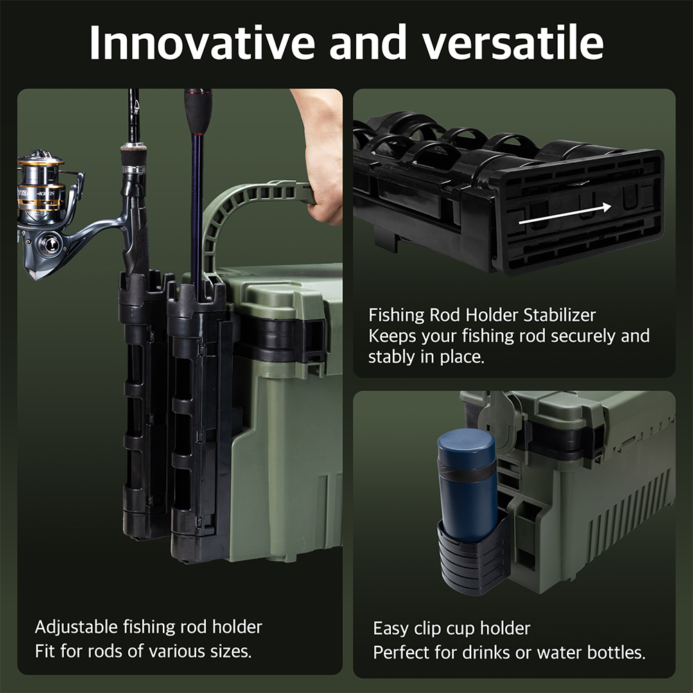 Hunthouse 12L Grote Visuitrust - Fishing Kayak Crate recensie en prijs