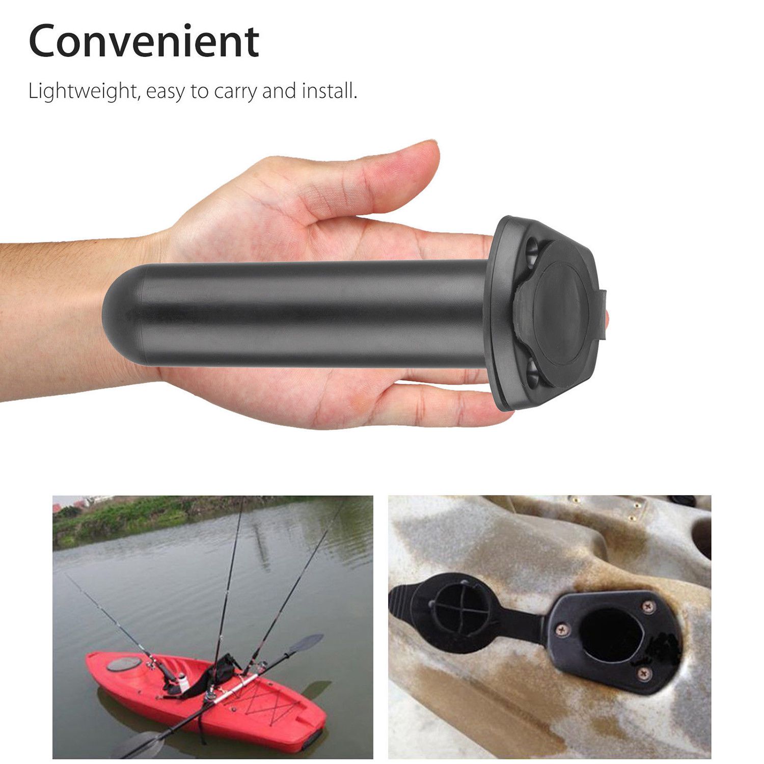 ABME 1 Stuks Inbouw Vissersboo - Fishing Kayak Rod Holder recensie en prijs